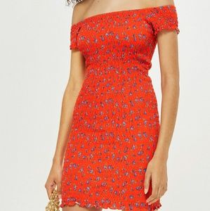 ISO Topshop Shirred Ditsy Bodycon Dress 14